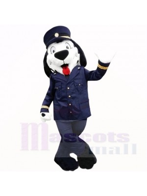 Uniforme de police chien mascotte costumes bande dessinée