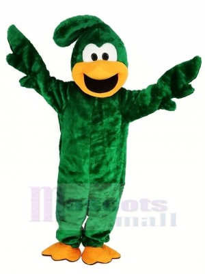 Vert Roadrunner Oiseau Mascotte Costume