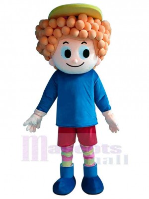 Garçon costume de mascotte