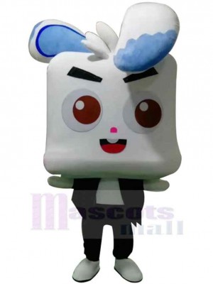Nouveau conçu Lapin en gilet noir Mascotte Costume Animal