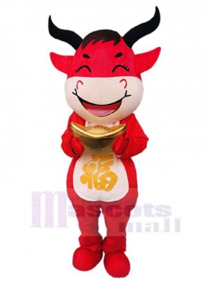 Vache costume de mascotte