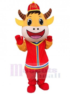 Vache costume de mascotte