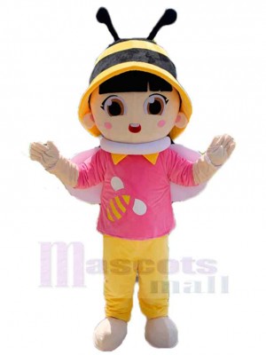 Abeille mignonne Fille Mascotte Costume Personnes