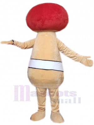 Champignon costume de mascotte