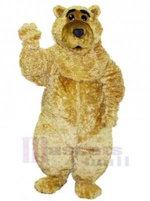 Boris ours bouclé Mascotte Costume Pour adultes Têtes de mascotte