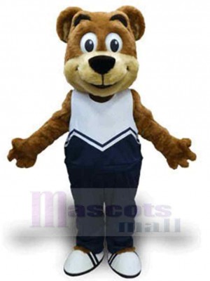 Ours scolaire Mascotte Costume Pour adultes Têtes de mascotte