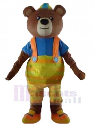 Ourson brun Mascotte Costume Pour adultes Têtes de mascotte