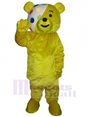 Ours ruban Mascotte Costume Pour adultes Têtes de mascotte