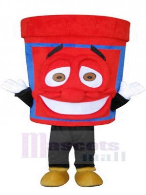 Poubelle costume de mascotte