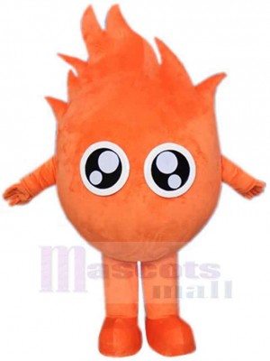 Feu costume de mascotte