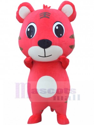 Tigre porte-bonheur rouge Costume Gonflable Combinaison Air Blow Up pour adulte