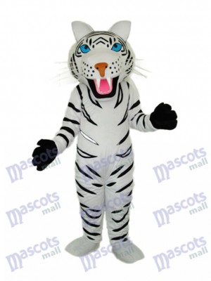 blanc tigre Mascotte Adulte Costume Animal