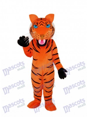 rouge marron tigre Mascotte Costume adulte Animal