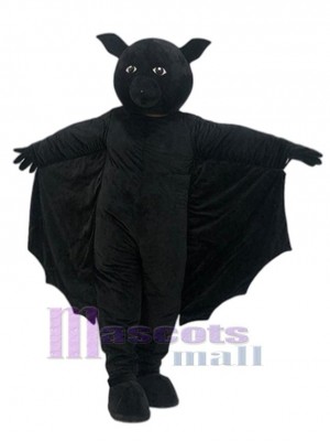Chauve-souris noire Mascotte Costume Animal
