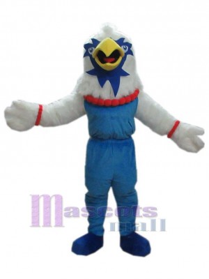 Aigle à fourrure blanche Mascotte Costume Animal