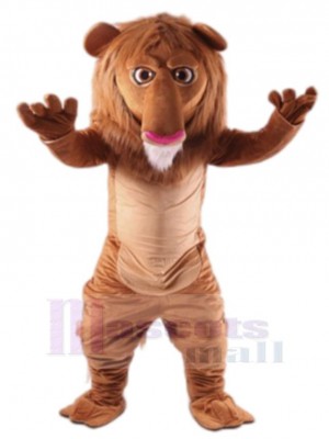 Peluche Lion Adulte Mascotte Costume Animal