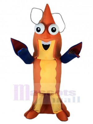 Dessin animé Homard Mascotte Costume Animal