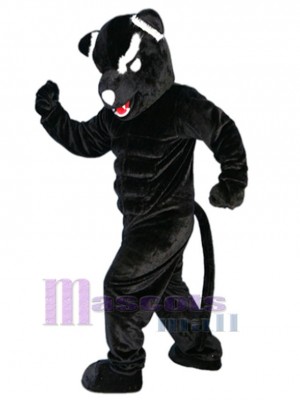 Léopard noir intelligent Mascotte Costume Animal