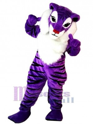 Tigre violet drôle Mascotte Costume Animal