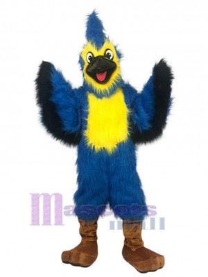 Aigle bleu piquant Mascotte Costume Animal