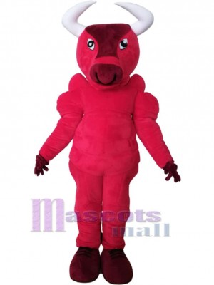 Taureau costume de mascotte