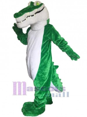 Crocodile Vert Adulte Mascotte Costume Animal