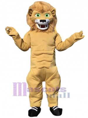 Lion musclé Mascotte Costume Animal