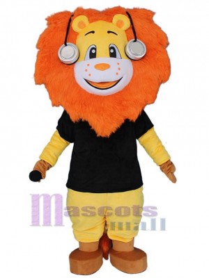 Lion chanteur Mascotte Costume Animal
