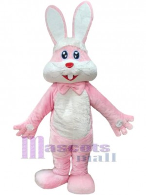 Joli lapin rose Mascotte Costume Animal