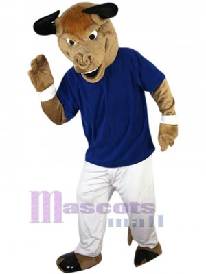 Taureau costume de mascotte