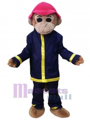Singe pompier Mascotte Costume Animal