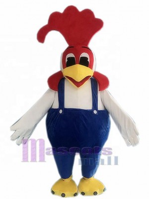 Joli Coq Mascotte Costume Animal
