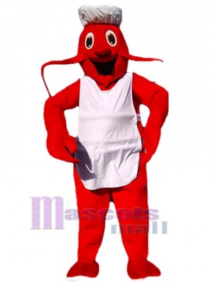 Chef homard drôle Costume de mascotte Océan