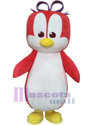 Pingouin rouge Mascotte Costume Océan