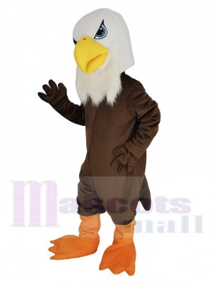 blanc Diriger Arnold Aigle Mascotte Costume