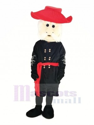 Rebelle avec rouge Chapeau Mascotte Costume Gens