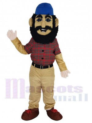Bûcheron costume de mascotte