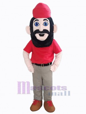 Bûcheron costume de mascotte