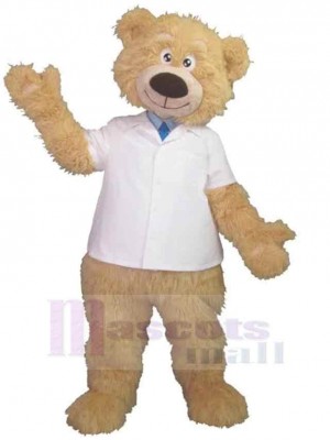 Ours en peluche kaki Mascotte Costume Animal