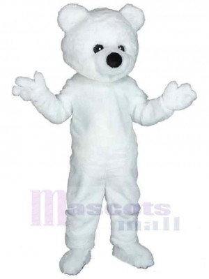 Adorable ours blanc Mascotte Costume Animal