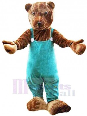 Ours brun amical Mascotte Costume Animal