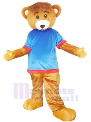 Grand ours brun Mascotte Costume Animal