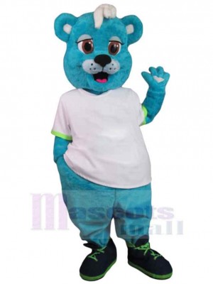 Ours bleu adulte Mascotte Costume Animal