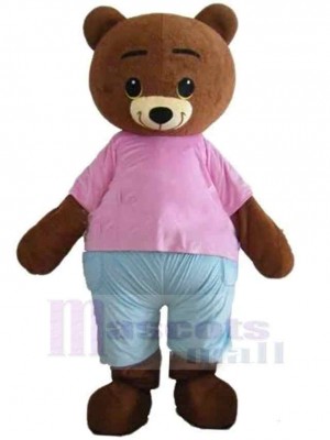 femme au foyer mère ours Mascotte Costume Animal