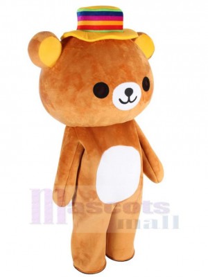 Joyeux ours brun du Japon Mascotte Costume Animal