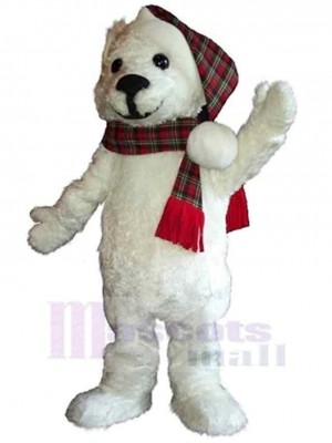 Ours en écharpe à carreaux Mascotte Costume Animal