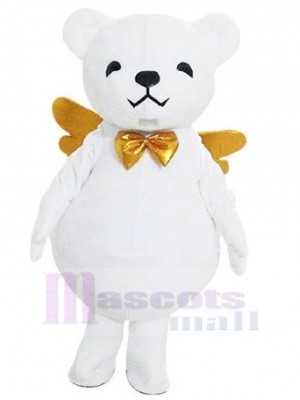 Ours ange pur Mascotte Costume Animal