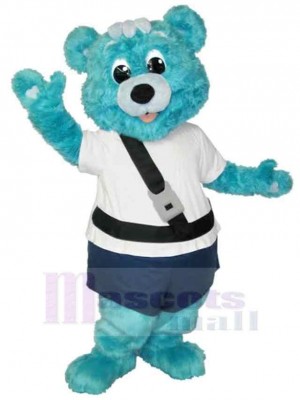 Ours bleu sage Mascotte Costume Animal
