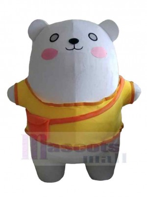 Petit ours polaire potelé Mascotte Costume Animal
