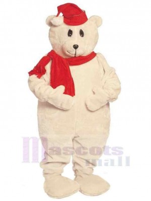 Ours de Noël chaud et beige Mascotte Costume Animal